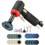 Meuleuse d'angle pneumatique � air - kit complet avec disques de pon�age - pour carrosserie, lustrage, ...