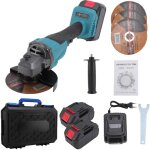 Zoternen - meuleuse d'angle sans fil 21 v, disqueuse 125 mm, 900w, 9000rpm / min, meuleuse augulaire ... Zoternen - meuleuse d'angle sans fil 21 v, disqueuse 125 mm, 900w, 9000rpm / min, meuleuse augulaire ...