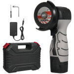Meuleuse d'angle sans fil 7000 tr / min, mini - meuleuse �lectrique avec batterie 16, 8 v 2000 mah et ...