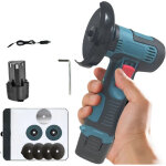 Meuleuse sans fil - 4000mah mini meuleuse - 10mm convient pour meuleuse d'angle sans fil pour batterie ...