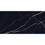 Mexen fossil �chantillon de gr�s �maill� rectifi� noir. g1, carreau de sol et mur, haut brillant - tl213 ...