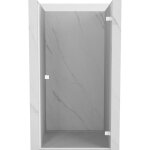 Mexen lunar - b porte de douche pivotante droite 55 cm, transparent, blanc - 832 - 055 - 000 - 20 - 00 ...