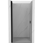 Mexen mist - b porte de douche pivotante 55 cm, transparente, noire - 8a2 - 055 - 000 - 70 - 00