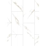 Mexen - panneaux vinyles blancs river 610 x 305 mm lvt dryback 2, 5 mm, sous - couche pvc, 4 v - fuge, ...