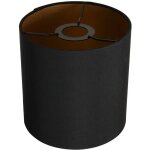 Mexlite - abat - jour - shade - noir - lin - � 18cm - e27 - k1562ss