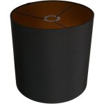 Mexlite - abat - jour - shade - noir - lin - � 30cm - e27 - k1564ss