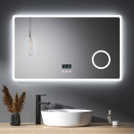 Meykoers - miroir mural lumineux avec anti - buée 100x60cm dimmable Éclairage miroir de salle de bain ... Meykoers - miroir mural lumineux avec anti - buée 100x60cm dimmable Éclairage miroir de salle de bain ...