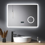 Meykoers miroir mural lumineux avec anti - buée 80x60cm dimmable Éclairage miroir de salle de bain avec ... Meykoers miroir mural lumineux avec anti - buée 80x60cm dimmable Éclairage miroir de salle de bain avec ...