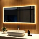 Meykoers - miroir salle de bain 120x60cm miroir lumineux led, miroir cosmtiques mural avec clairage, ...