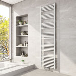 Sche - serviette  eau chaude 1800x500mm blanc vertical radiateur eau chaude, 739w sche - serviette ...