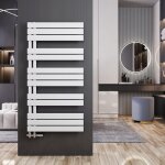 Sche - serviette eau chaude radiateur 1176x600mm blanc asymtrique plates sche - serviettes - ouverture ...