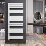 Meykoers sche - serviette eau chaude radiateur 1385x600mm blanc asymtrique plates sche - serviettes ...