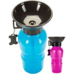 Mezheng - gourde avec �cuelle int�gr�e de 500 ml - pour chien - id�ale pour voyage en voiture bleu