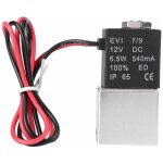 Lectrovanne, 12v dc 1 / 4'2 voies normalement ferme lectrovanne en aluminium pneumatique 1. 2mpa pour ...