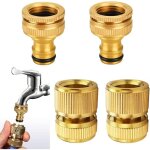 Raccord tuyau arrosage lot de 4 tuyau d'arrosage à connexion rapide connecteur de tuyau d'arrosage en ... Raccord tuyau arrosage lot de 4 tuyau d'arrosage à connexion rapide connecteur de tuyau d'arrosage en ...