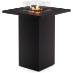 Mf - table haute brasero � gaz ext�rieur square table high jusqu'� 10 kw type bar