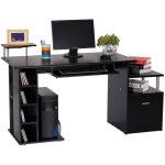 Mh - bureau informatique tropicolo noir