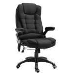 Mh - fauteuil de bureau massant maksym noir chiné Mh - fauteuil de bureau massant maksym noir chiné