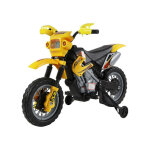 Mh - moto cross lectrique enfants booster jaune