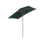 Parasol rectangulaire inclinable wimbledon vert fonc�