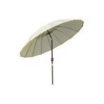 Parasol rond inclinable hastings blanc