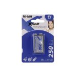 Ni - mh pile rechargeable (9v) 250 mah 1 pc