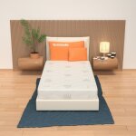 Miasuite - matelas 85x190 en mousse  mmoire de forme dhoussable, hauteur 17 cm - 100% aloe vera baldo ...