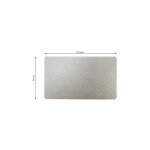 Mica 205x130 par 5 608002 pour micro - ondes essentiel b, listo micro ondes grill essentielb eg 201s, ...