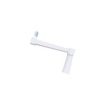 Micel - manivelle pour treuil de volet roulant 'pr27' (charge maximale 40 kg) en acier blanc