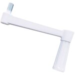 Micel - manivelle pour treuil de volet roulant 'pr27' (charge maximale 40 kg) en acier blanc Micel - manivelle pour treuil de volet roulant 'pr27' (charge maximale 40 kg) en acier blanc
