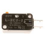 Micro interrupteur de porte pour micro ondes bosch 00175588