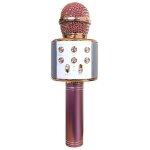 Micro sans fil hifi speaker 812855 enregistre et coute vos chansons couleur: rose