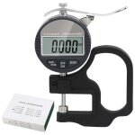 Micromtre digital d'paisseur 0 - 12, 7mm, prcision 0, 01mm, pour cuir, papier, plastique & mtal, ...
