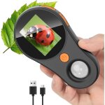 Microscope pour enfants, microscope de poche 500x avec �cran ips 2, 0 , jouet �ducatif pour la micro ...