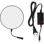 Microscope led lampe anneau lumi�re stable luminescence source de lumi�re luminosit� ajust�e anneau lumi�re ...