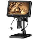 Microscope num�rique 7 pouces ips, cam�ra 16mp avec focalisation ultra - pr�cise 1000x, vid�o 1080p, ...
