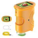 [jamais utilis�] microscope num�rique de poche avec loupe 1000x pour t�l�phone portable pour enfants ...