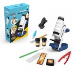 Microscope de poche pour enfants avec accessoires, jouet éducatif scientifique Microscope de poche pour enfants avec accessoires, jouet éducatif scientifique