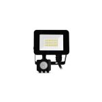 Miidex projecteur exterieur led avec detecteur 20w 6000k ip65 noir