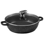 Mijoteuse premium fonte d'aluminium avec couvercle en verre - pradel