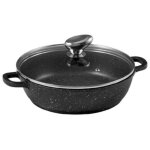 Mijoteuse premium fonte d'aluminium avec couvercle en verre - pradel