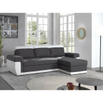 Bestmobilier - milan - canapé d'angle réversible - 4 places - convertible avec coffre - en simili et ... Bestmobilier - milan - canapé d'angle réversible - 4 places - convertible avec coffre - en simili et ...