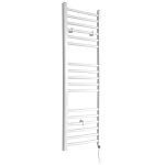 Hudson reed - ive - sche - serviettes design lectrique moderne plat - blanc - 120 cm x 40 cm