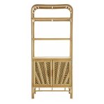 Miliboo - bibliothèque vintage en rotin naturel l80 cm galon Miliboo - bibliothèque vintage en rotin naturel l80 cm galon