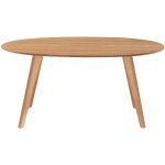 Miliboo - table à manger design scandinave ovale bois clair l160 cm marik Miliboo - table à manger design scandinave ovale bois clair l160 cm marik