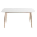 Miliboo ? table � manger scandinave rectangulaire 150 cm ? bois d'h�v�a et panneaux de fibres ? pour ...