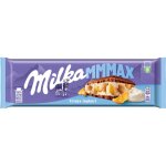 Milka mmmax : chocolat au lait avec yaourt et flocons 300g