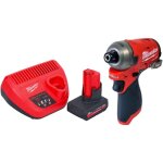 M12 fqid - 501 cl  choc sans fil 12 v 50 nm 1 / 4' brushless + 1x batterie 5, 0 ah + chargeur - milwaukee ...