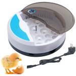 Mini 9 oeufs incubateur couveuse poussin avec automatique de la temp�rature et affichage num�rique led ...
