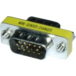 Mini adaptateur vga (hd15m - hd15m) - bematik